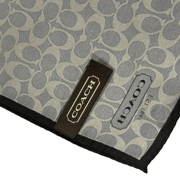 Coach Silk Scarf - Picture 3 of 6